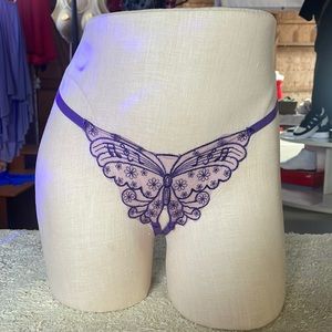 Lace Butterfly Thong